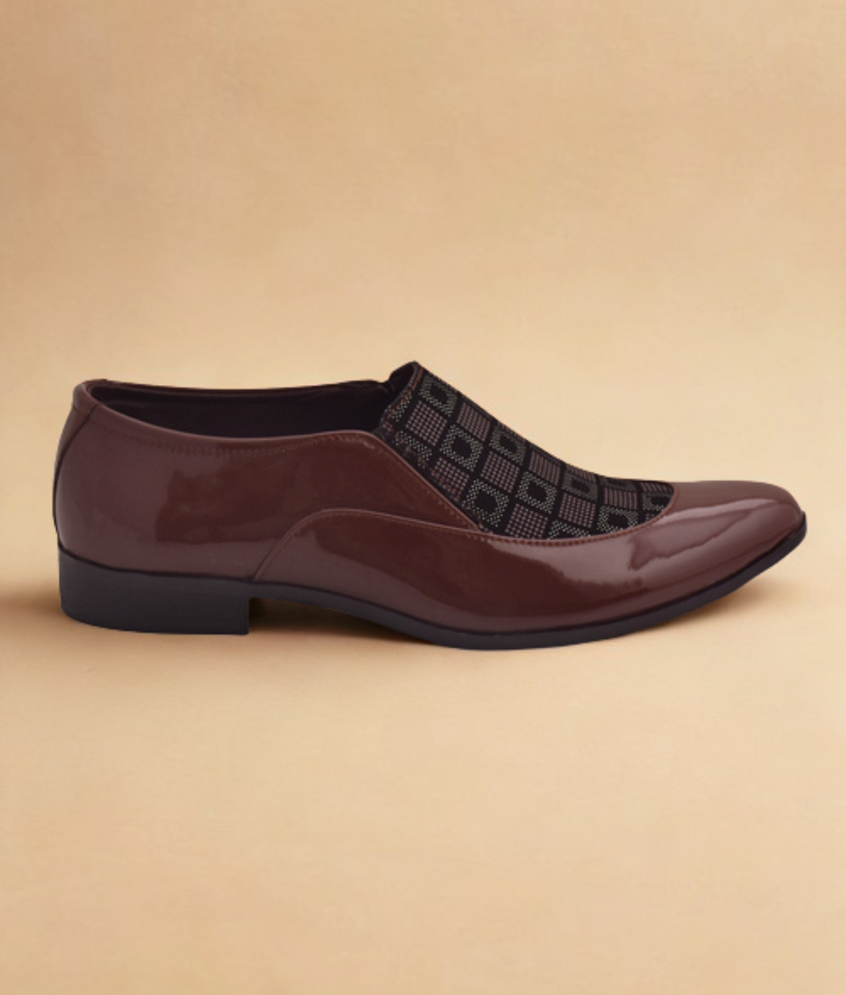 Slip-On Shoes with Box Printed Style OL-1520 - Harpers