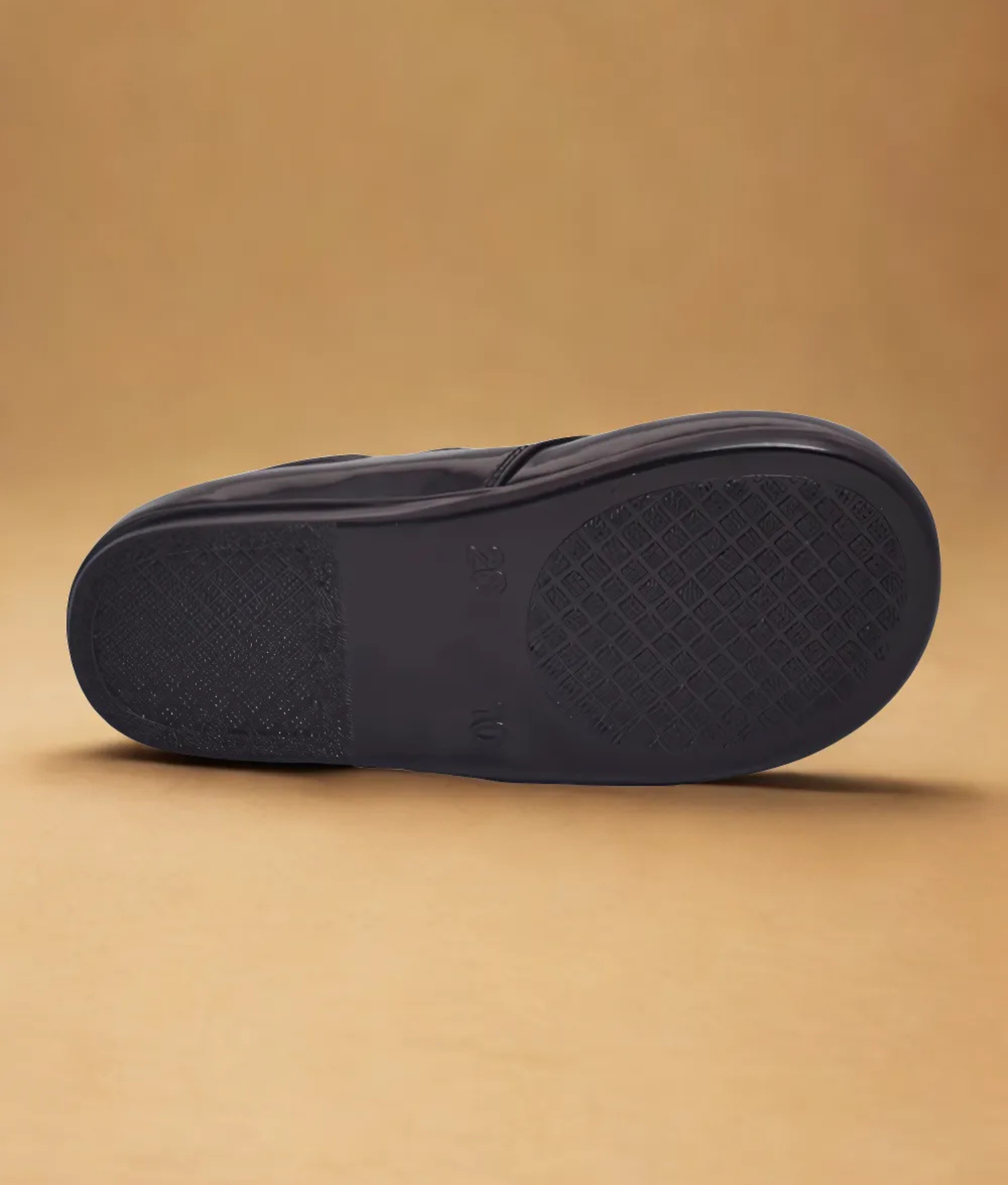 Prince Black Shoes for Baby Boy by Velcro - Harpers
