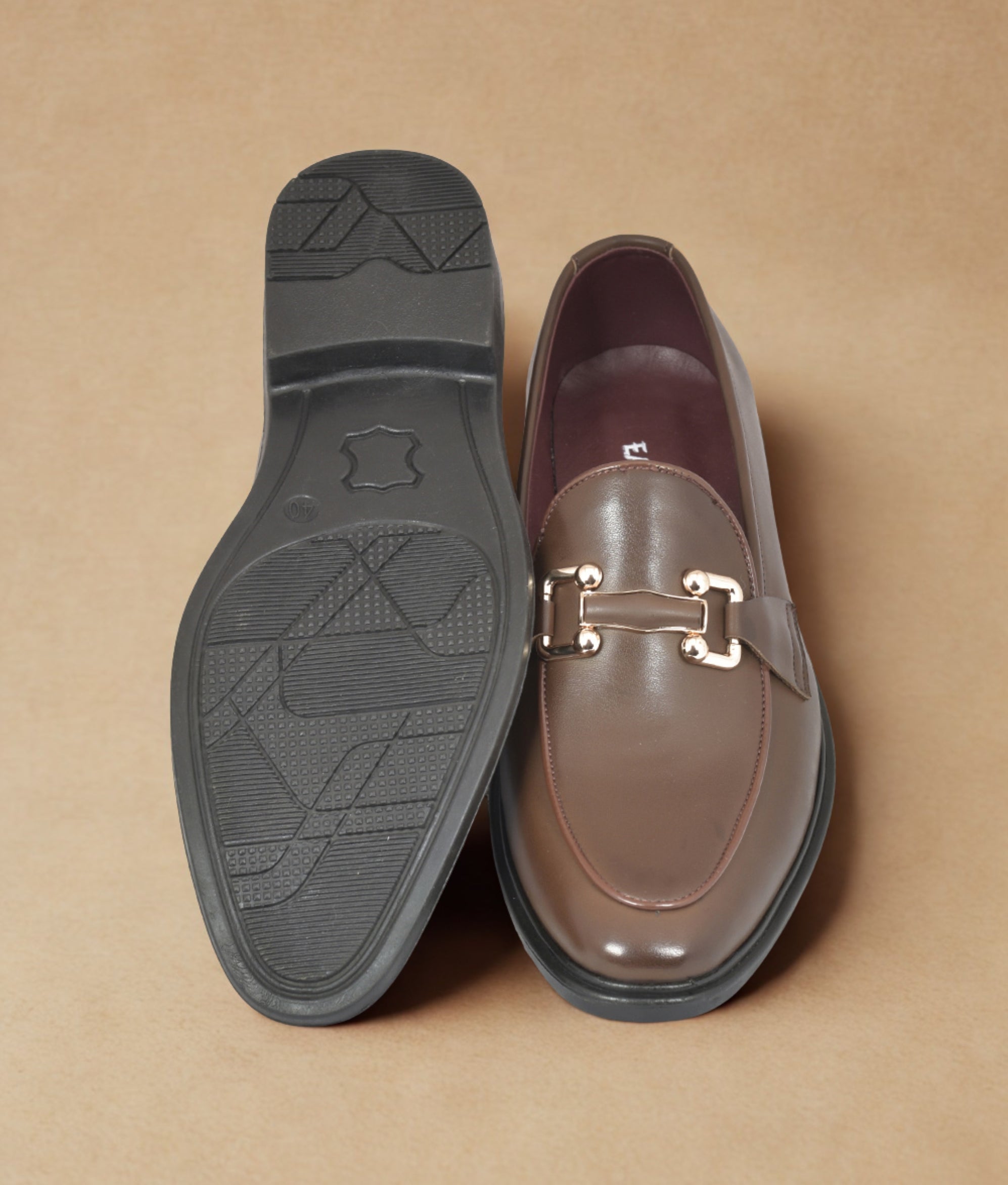 Brown Formal Shoes for Men in Leather OL-1585 - Harpers